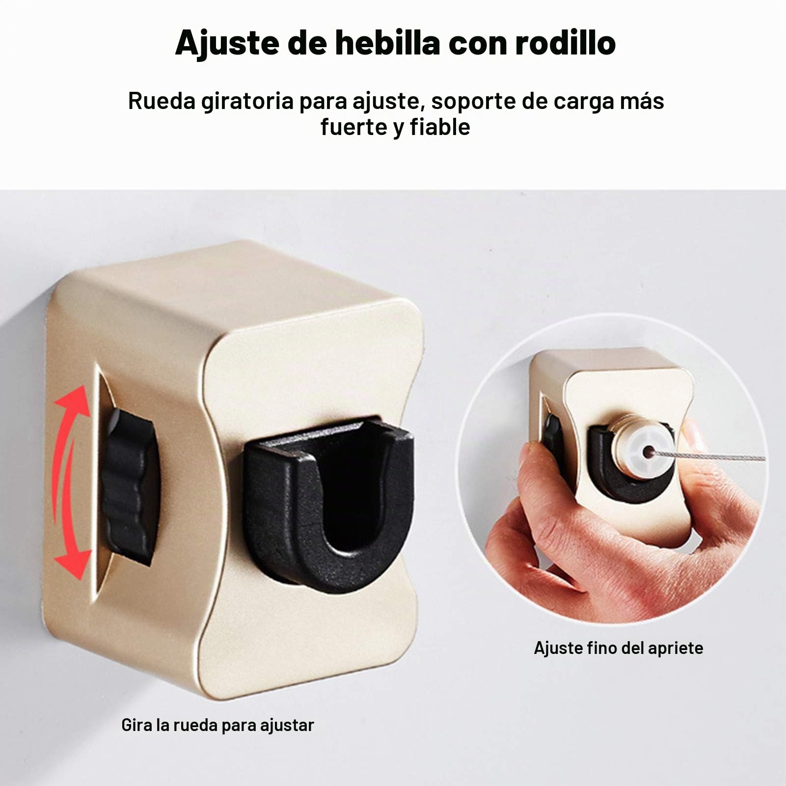 Tendedero Retráctil Exterior Línea de Lavado Ajustable Montado en la Pared 6 Metros Acero Inoxidable Tendedero de Ropa Resistente Cuerda de Secado para Interiores Hotel Terrazas Balcones