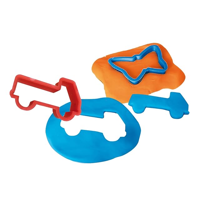 Foto 4 de 5 de SES Creative - Set de superpasta para Jugar y cortadores, Multicolor (00498)