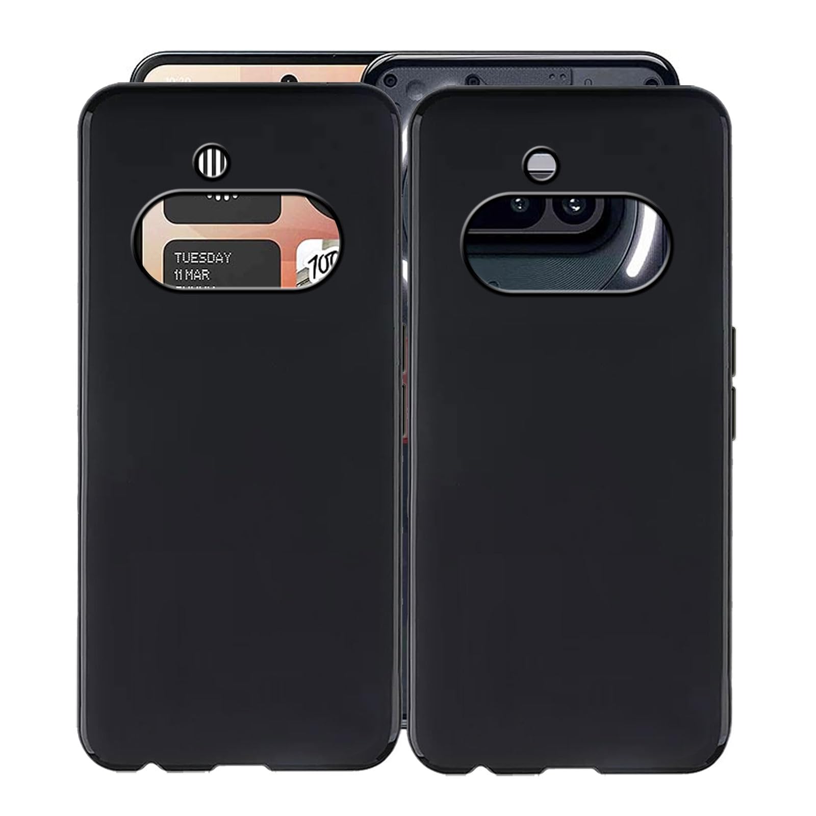 Amazon.com: for Nothing Phone 3a Case, KJYFOANI Black Shockproof