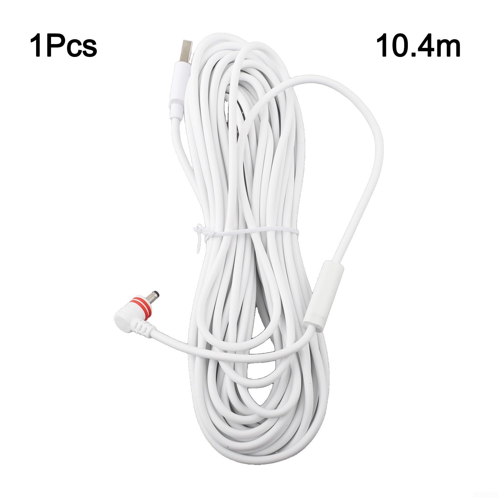 Oceanialend Power Cable and Adapter for Ring Spotlight Cam Plus/Pro Battery, Weatherproof Charging Cable for Reolink Argus Pro for Indoor Outdoor Use(10 m)