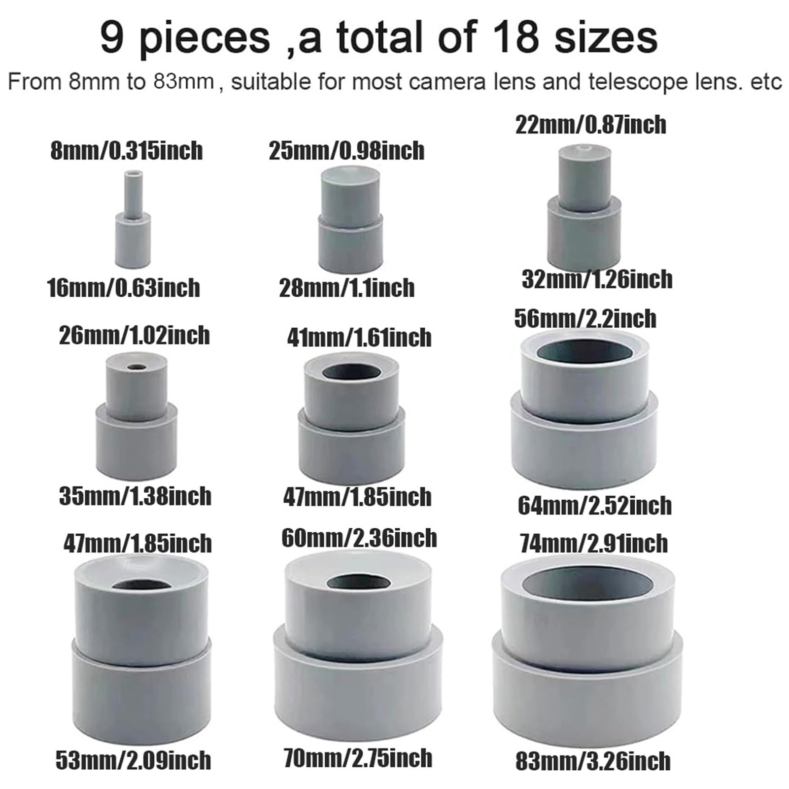 Strumenti Di Riparazione Della Macchina Fotografica 690 g di Universale 9 Pezzi | Parti Di Strumenti Della Macchina Fotografica | per Casa, Workshop, Studio, Casa, Fotografia