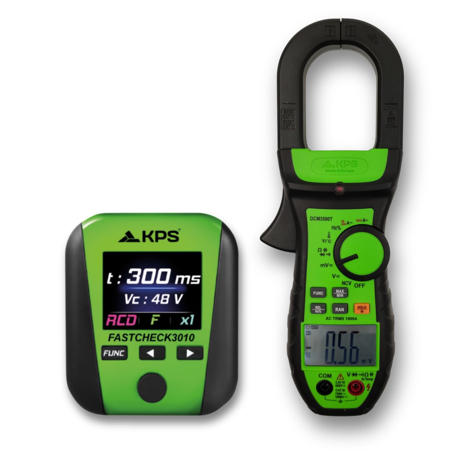 SAFETYCHECK FAST - KIT FASTCHECK3010 Equipo Multifunción de Bolsillo con Pinza Amperimétrica TRMS Profesional DCM3500T | Kit Electricista | APP Compatible | CAT.IV