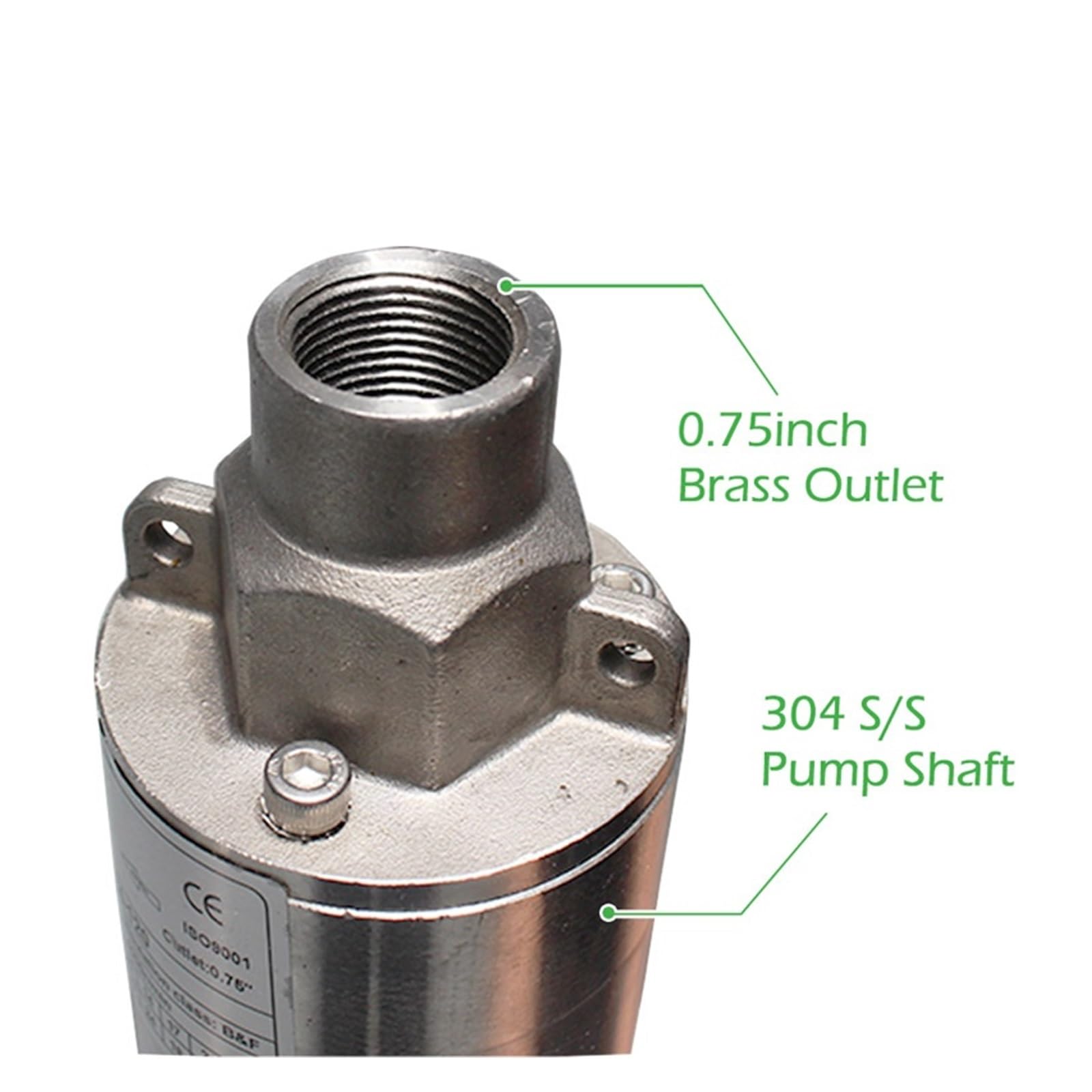 DCHOUSE Kit Pompa Acqua Solare Per Pozzi Profondi Pompa - Foto 3