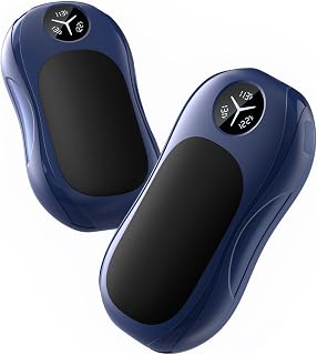 AI Hand Warmers Rechargeable: Magnetic 2 in 1 Electric Hand Warmers with USB Charging, Portable Reusable Pocket Heater, Men Women Gifts for Outdoors, Golfing, Hiking, Skiing, Hunting