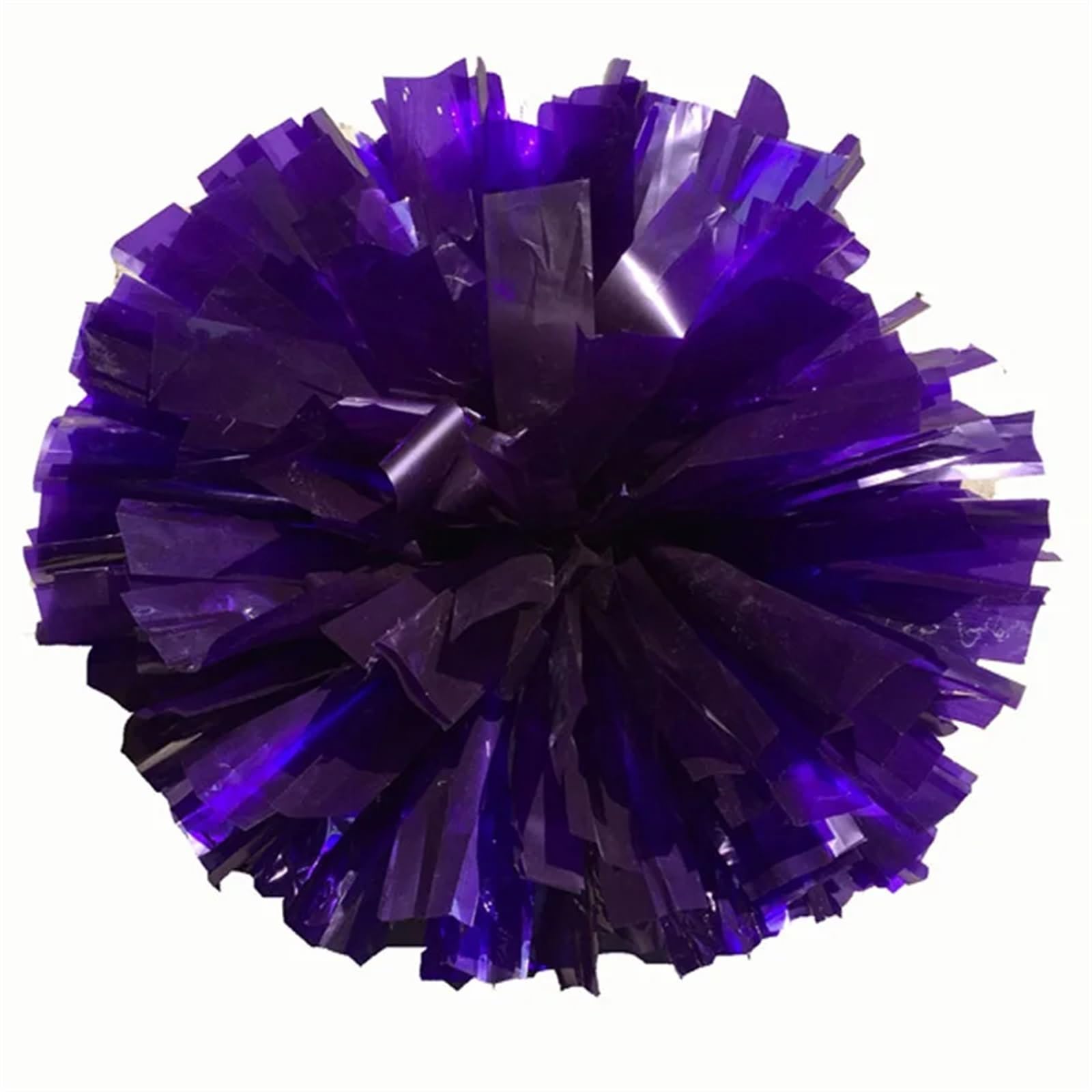 ZWCSHUU Cheerleader Pom Poms 2Pcs Cheerleading Pompoms 32cm Baton Handle Color Free Combination Nonfading(Purple)