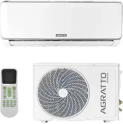Ar Condicionado Split Agratto Hi Wall Neo Inverter 9.000 Btu/h Quente e Frio Monofásico Branco ICS9QF-02-220V