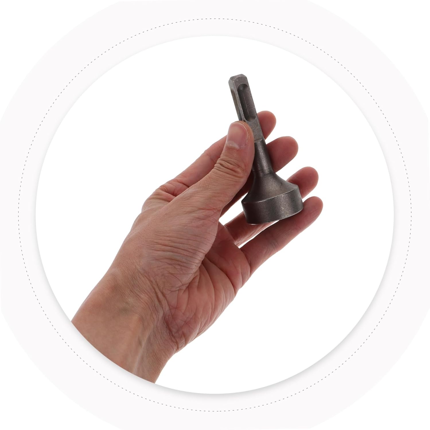 Veemoon Ground Rod Driver Tool for Rod Driving Accessory for Construction and Electrical Work Efficient Grounding Driver for