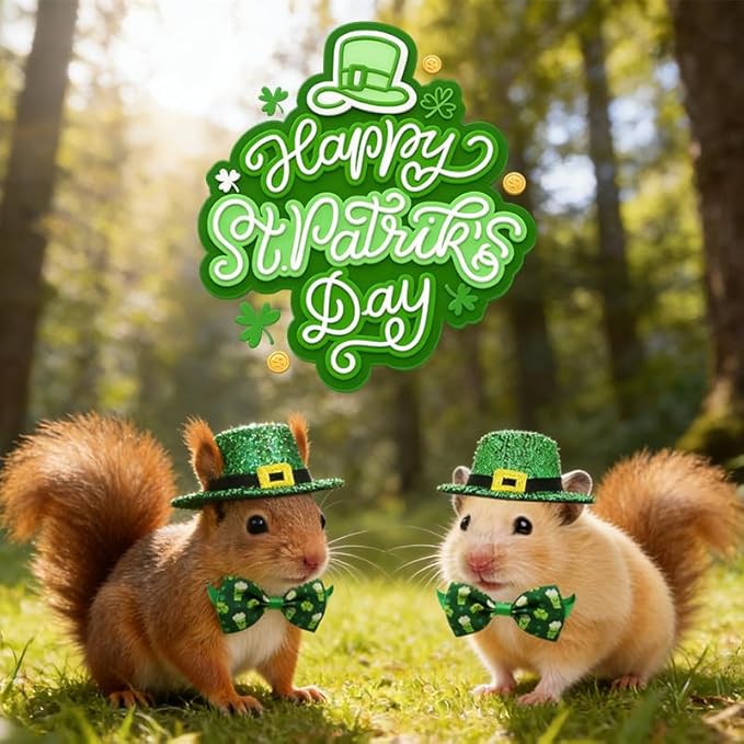 Disfraz Leprechaun San Patricio para Perros Pequeños, 4 Piezas miniatura 6