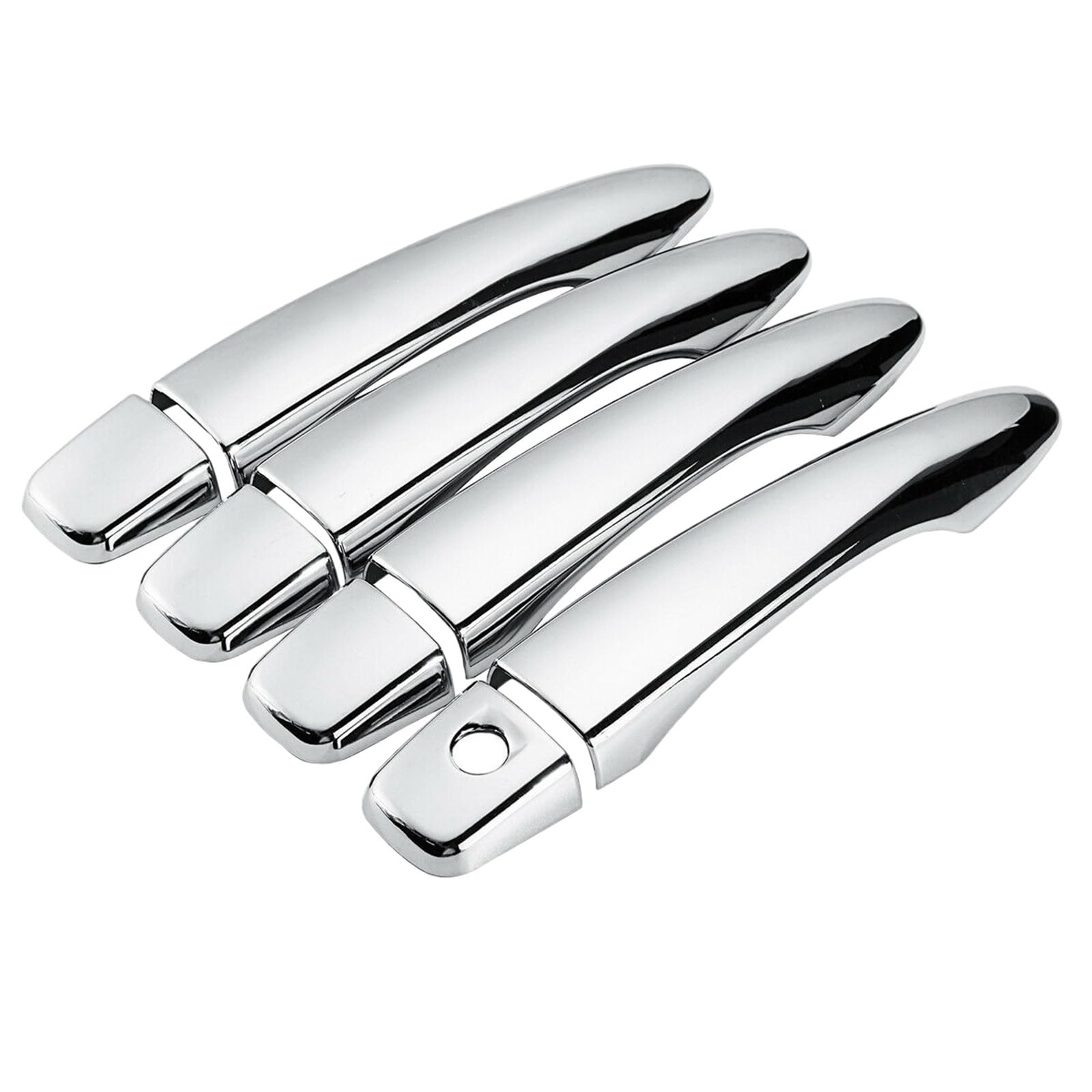 YYTEMD Chrome Door Handle Cover Trim for Nissan for Qashqai J11 2014-2019 Chrome