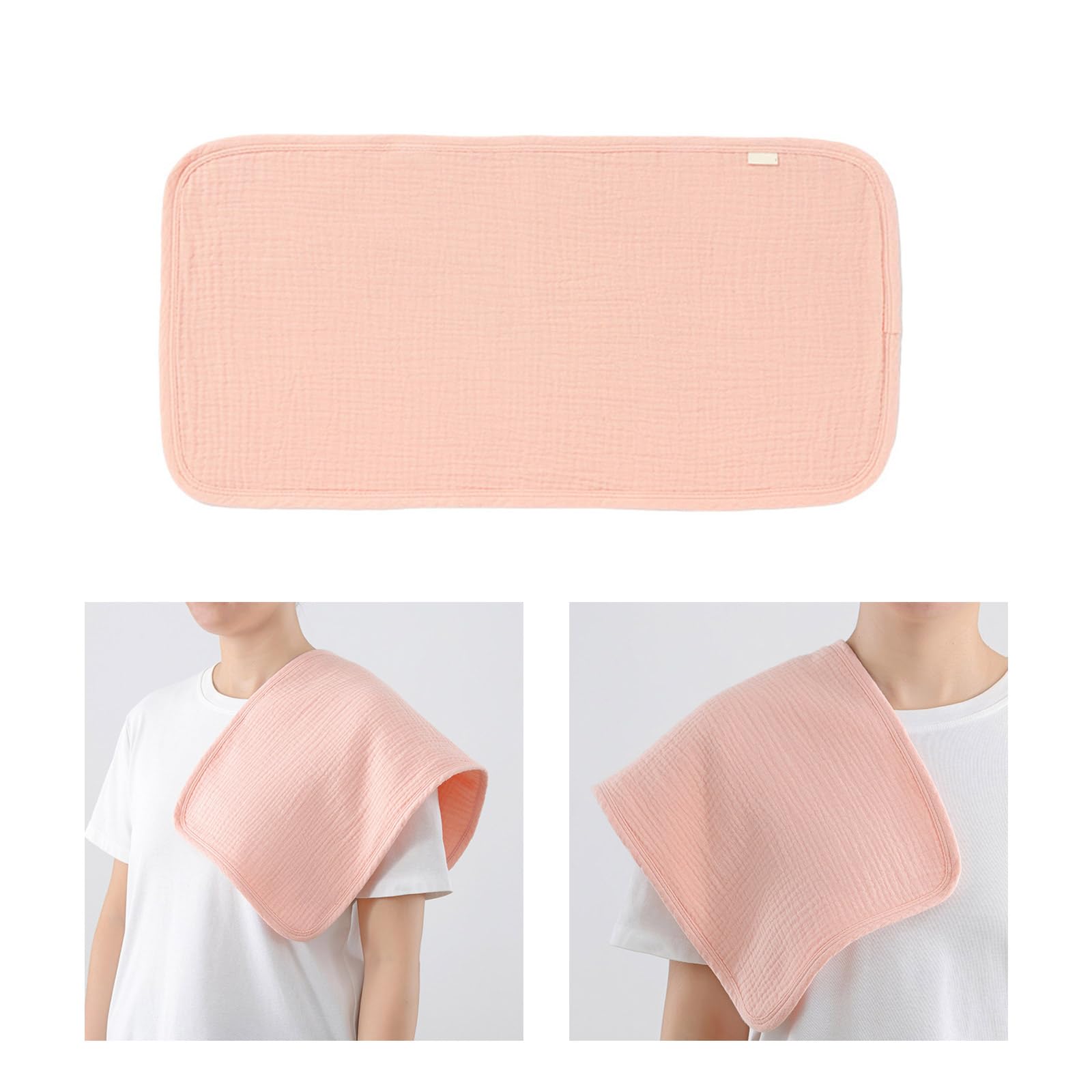 Lot de 5 bavoirs multi-usages en coton - Hypoallergéniques - Contrôle des bavures et des bavoirs - Pour les tout-petits
