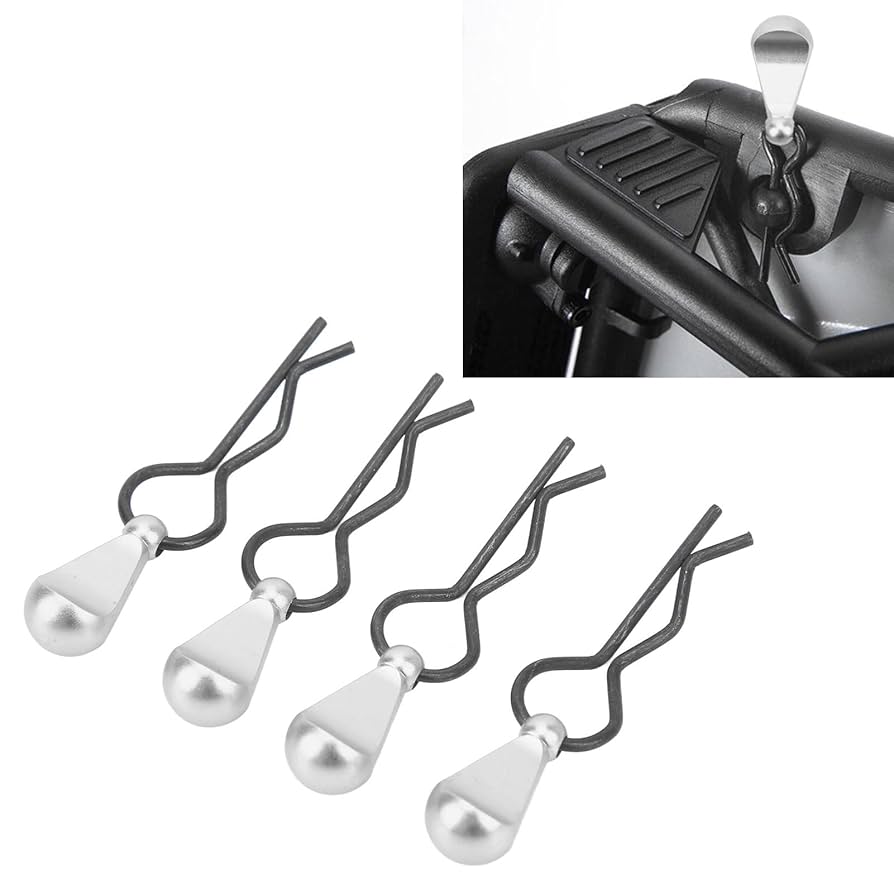 HobbyPark 金属ボディピンクリップ　１/１０ＲＣカー適用（５０個入れ） 2zzhgl6 Amazon | RC ボディクリップピン、アルミ合金プル部分 RC カー