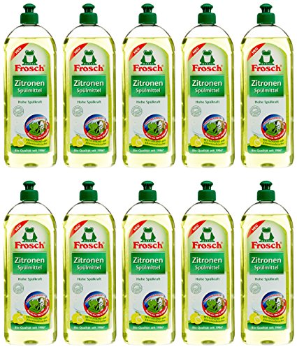 Preisvergleich Produktbild Frosch Zitronen Spülmittel, 10er Pack (10 x 750 ml)