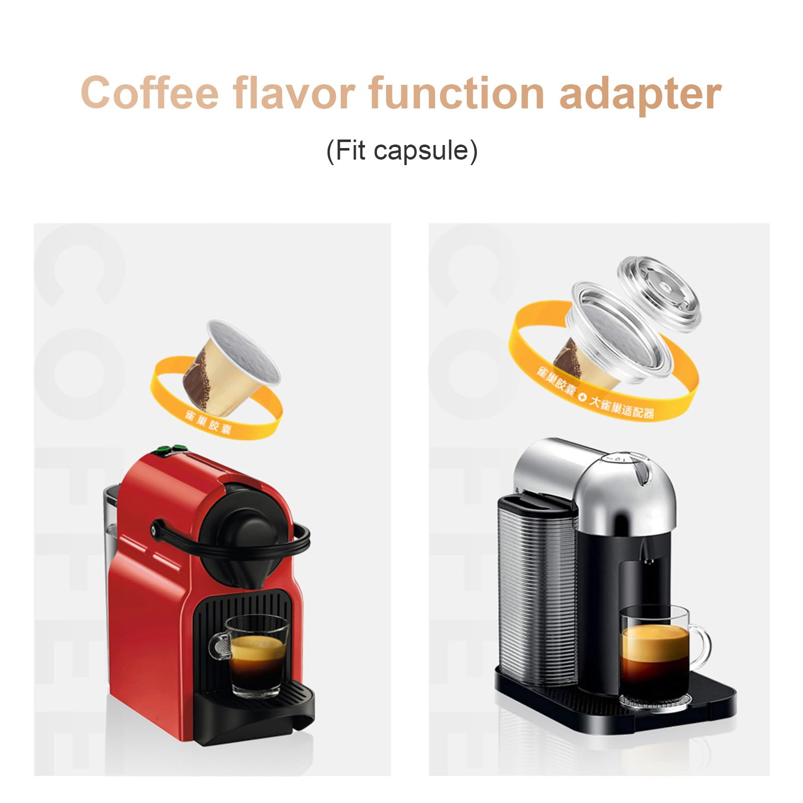 Wiederverwendbare Kaffeekapsel-Konverter, Kaffeepad-Adapter, Kaffee-Tablett, Kaffeemaschinen-Zubehör für verschiedene Kaffeemaschinen, Kaffeezubehör