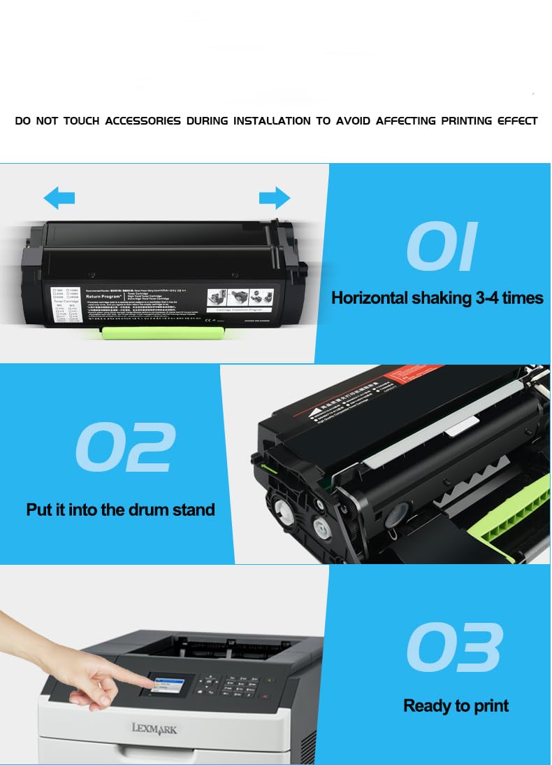 56f0z00 Drum Unit Compatible Tambor Lexmark 56F0Z00 Para MS321