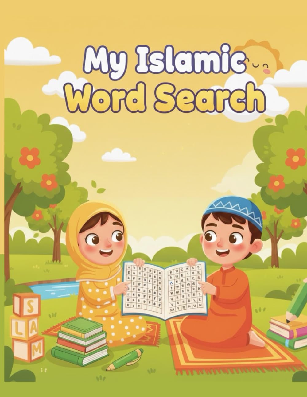 My Islamic Word Search: Islamic Words Search Book with Answers for Kids Ages 5-9