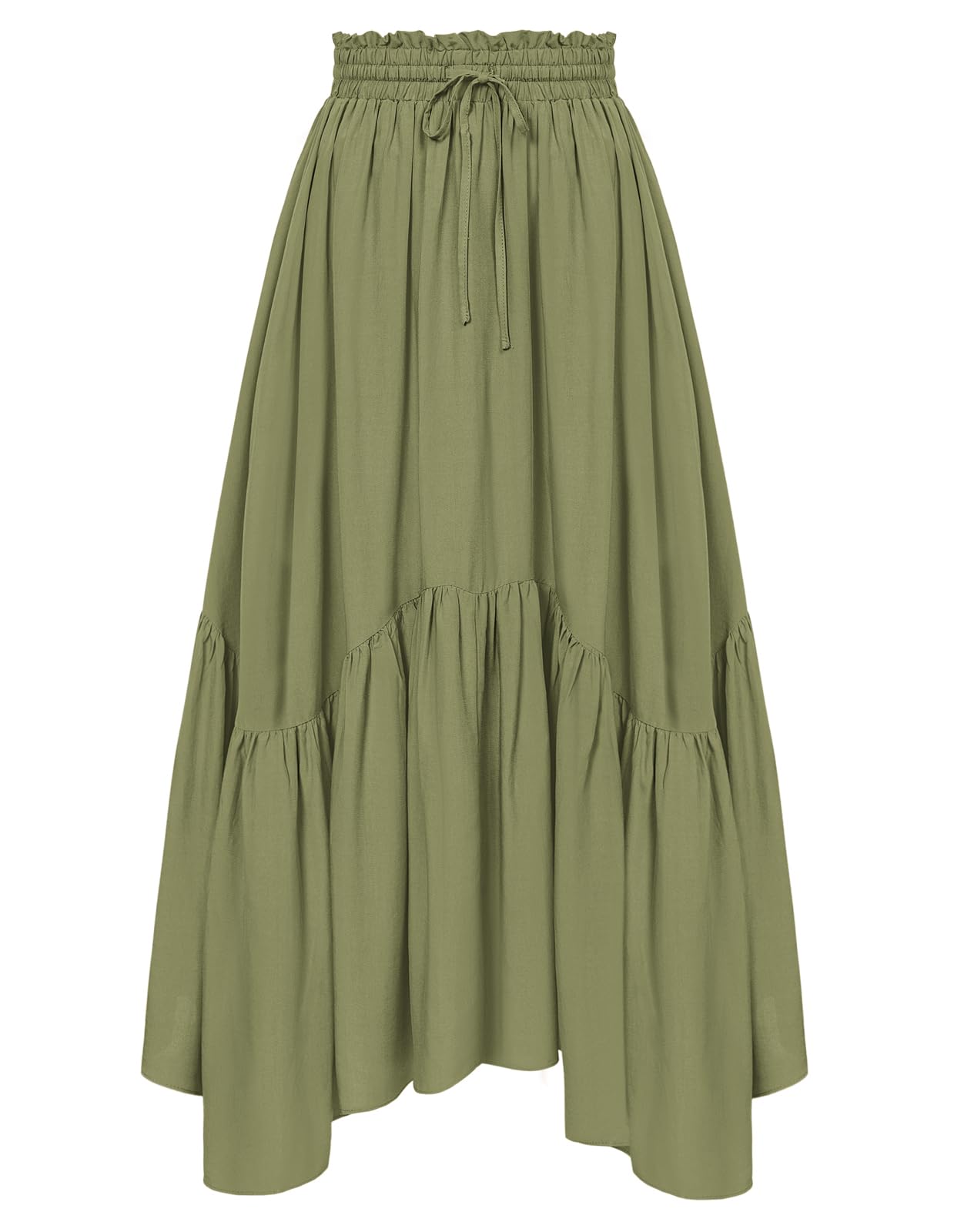 Scarlet Darkness Maxi Skirts for Women High Waist Renaissance Skirt Long Skirt with Pockets