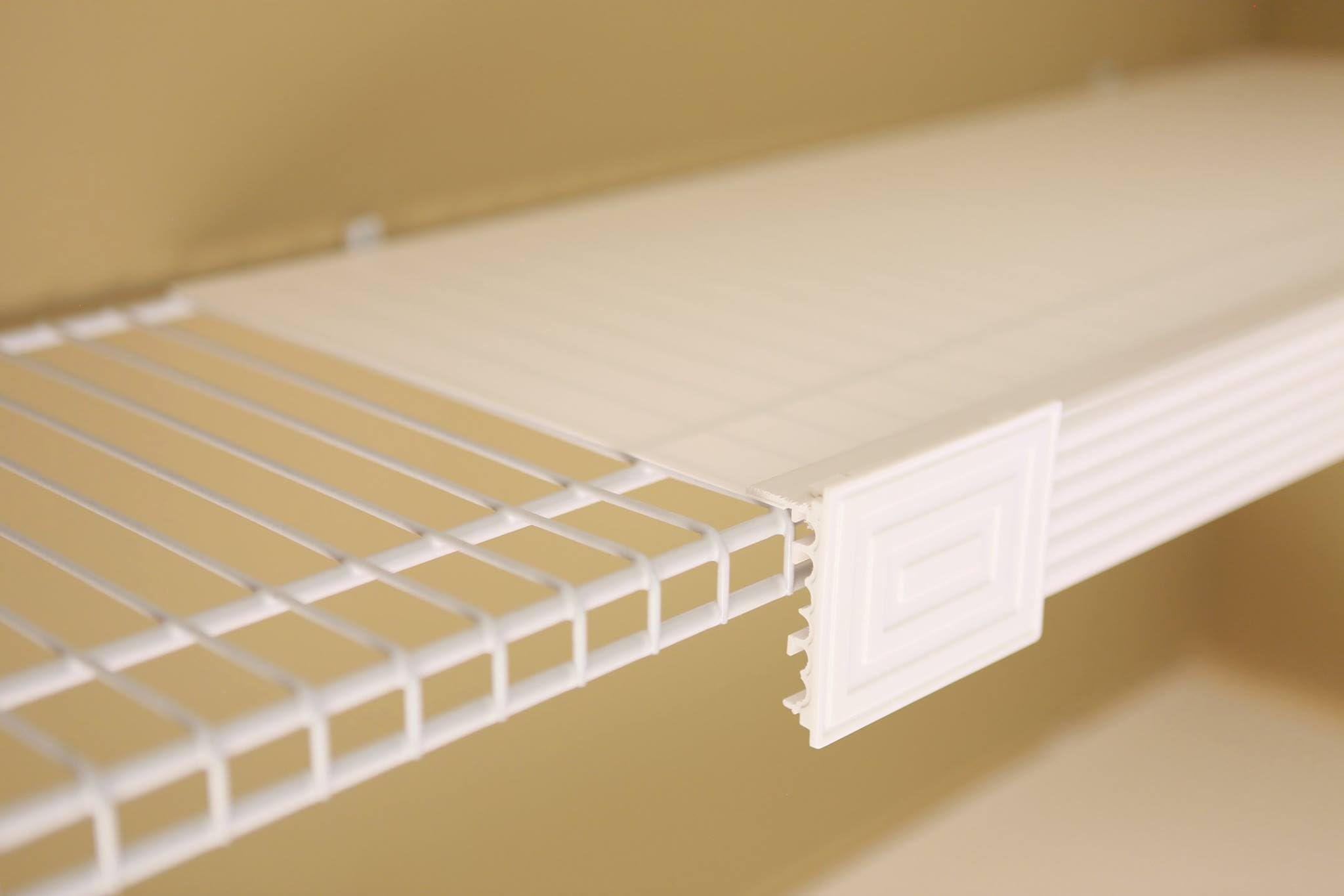 Help MyShelf Wire Shelf Cover and Liner Kit for 5 Shelves, 5-12"/16", White