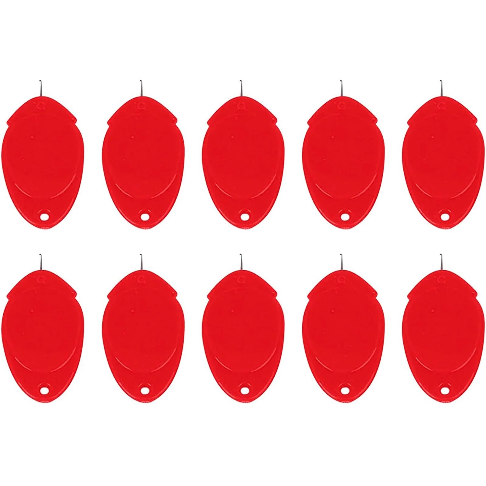 Sewing Needle Threaders 100pcs Multicolor(Red)