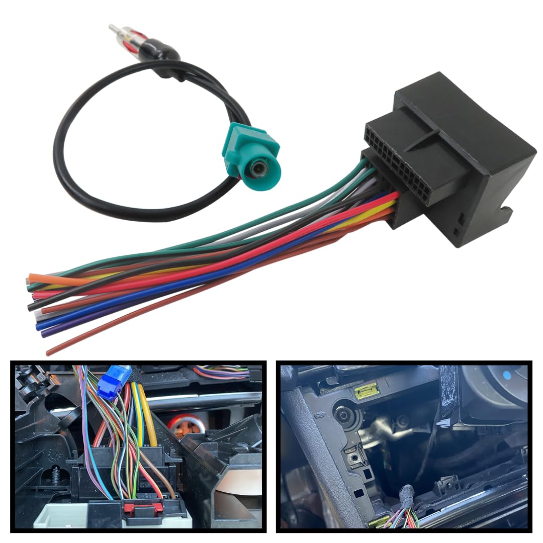 PC5-101 CD RADIO STEREO FAKRA AERIAL ADAPTOR FOR MERCEDES A B C E R S Class C2fede01e0655b95