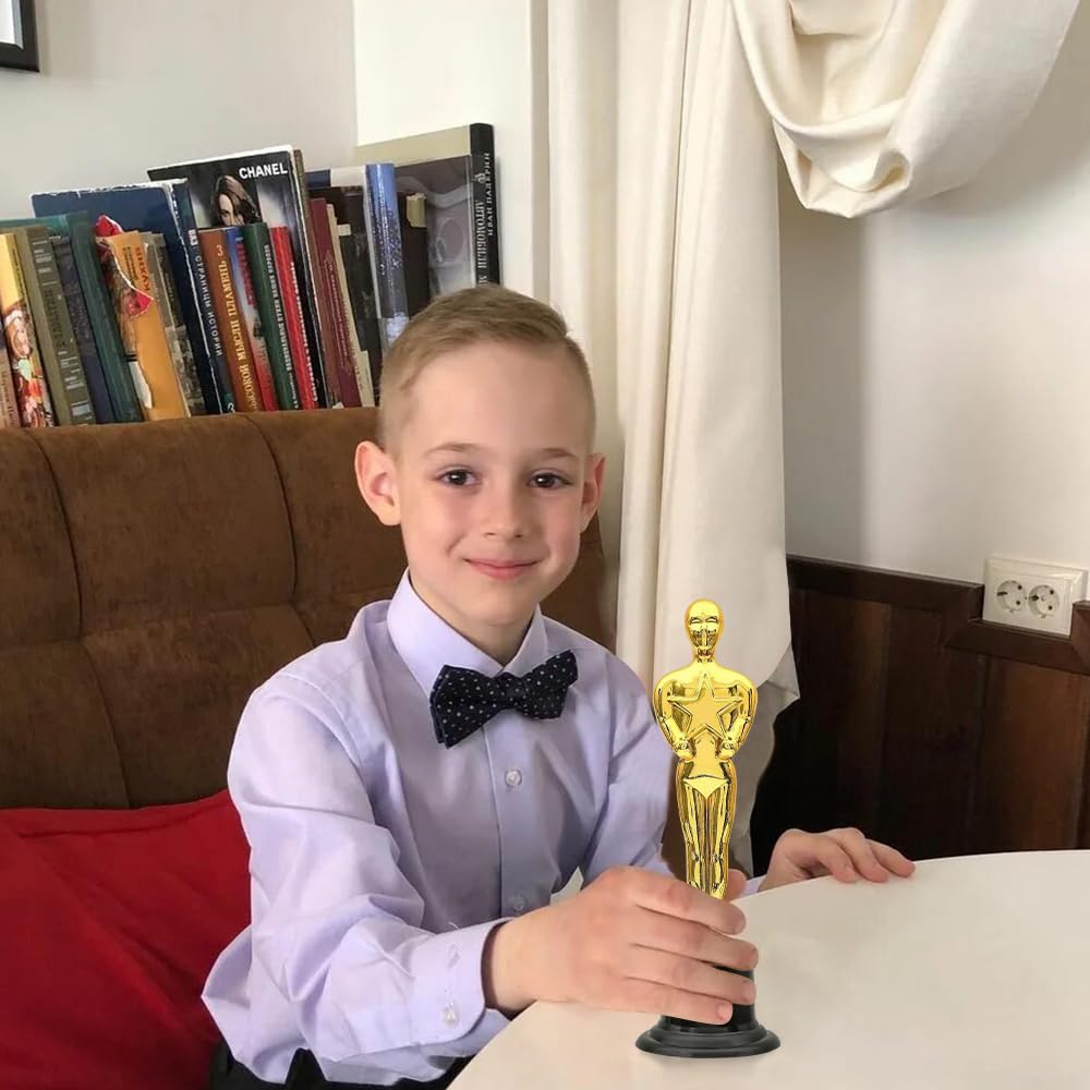 Trofei In Plastica Personalizzabili - 12 Pezzi, Per Calcio, Scuole, Feste, Coppe Dorate - Foto 7