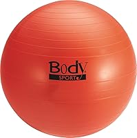 Vista 4 de Body Sport Pelota de ejercicio Rojo