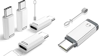 ライトニング タイプc 変換 4個セット PD35W急速充電 & ライトニングタイプ c 変換 イヤホン 1個セット, オーディオ 通話・音楽・HiFi音量調節対応