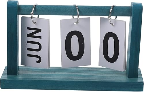 Miniatura 4 de Tofficu 4pcs Calendar Trinkets Accesorios Para Escritorio Desk Decoration Office Desk Accessories Metal Flip Calendar 2023 Desk Calendar Rustic