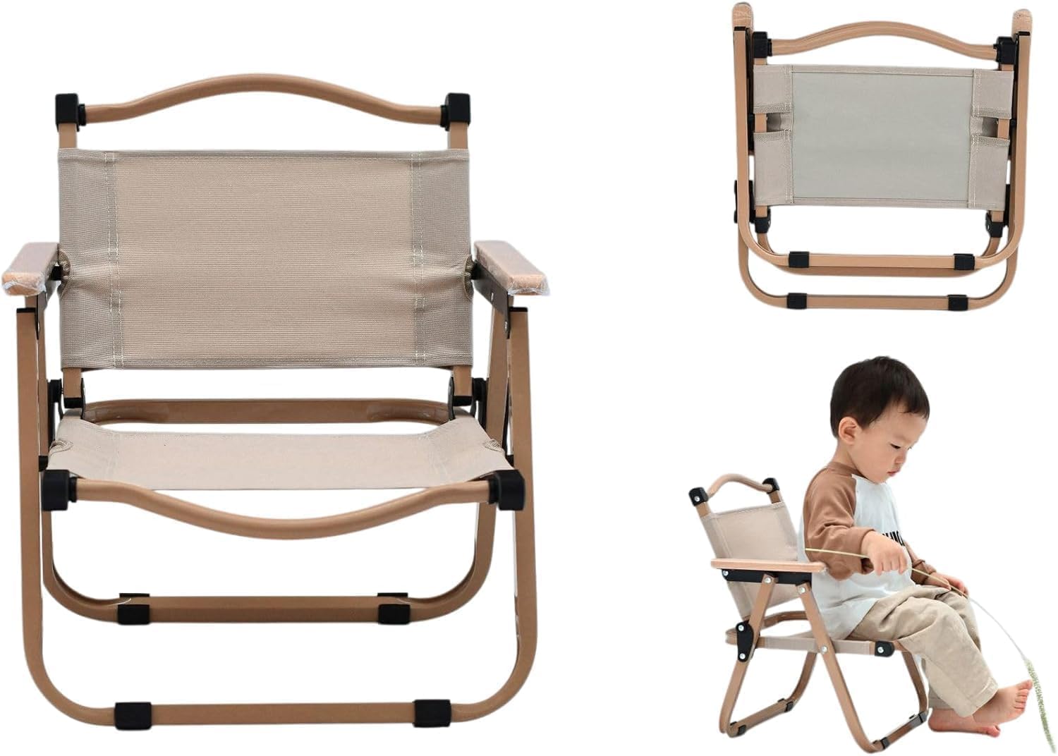 [Luvian]アウトドアチェア 子供 キャンプ用折りたたみシート 折りたたみ椅子 キッズチェア コンパクト チェア 軽量 アウトドアスツール 持ち運び便利 子供用釣り椅子 丈夫 滑り止め 屋内 屋外 ハイキング お釣り 登山