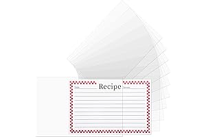 3x5 Recipe Card Protectors - Preserve Your Culinary Masterpieces