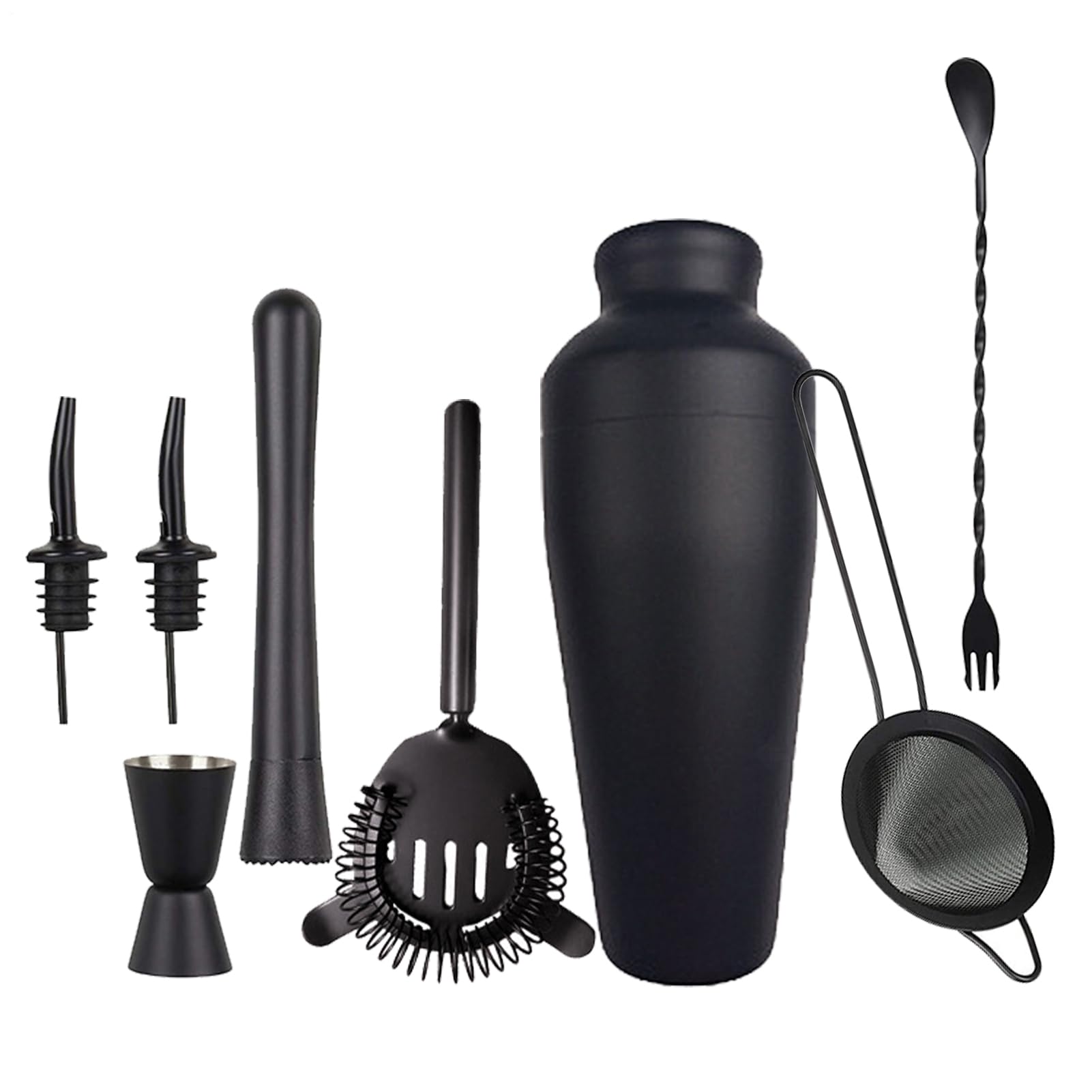 Bartender-Set für Cocktails und Mixgetränke ergonomischer Rührlöffel aus