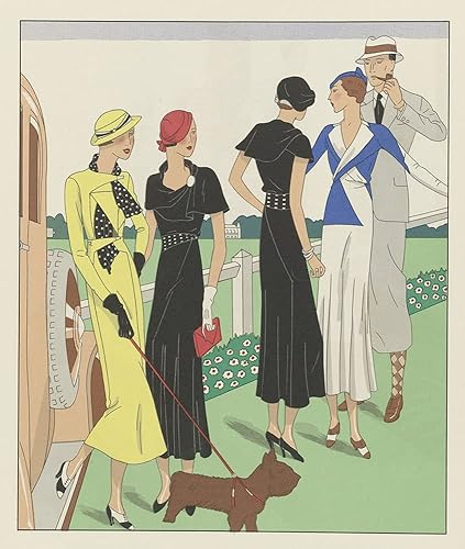 ArtDirect Art - Taste - Beauty, Female Elegance Sheets, June 1932, No. 142, 12th Year, P. 18 (1932) 11x13 UnFramed Museum Art Print Poster Ready for