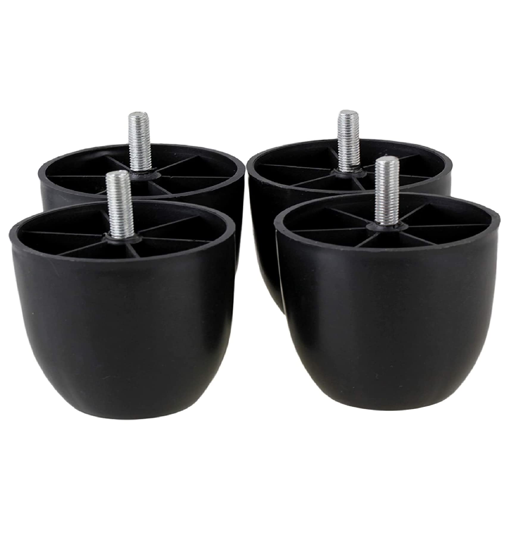 UNIQUELLA 3" Inch Round Heavy Quality Non Breakable Plastic Furniture Leg for Sofa, Table, Bad & Couch Set of 4 Pieces Furniture Feet Modern Style. (B0B86KYTVM) Amazon Price History, Amazon Price Tracker