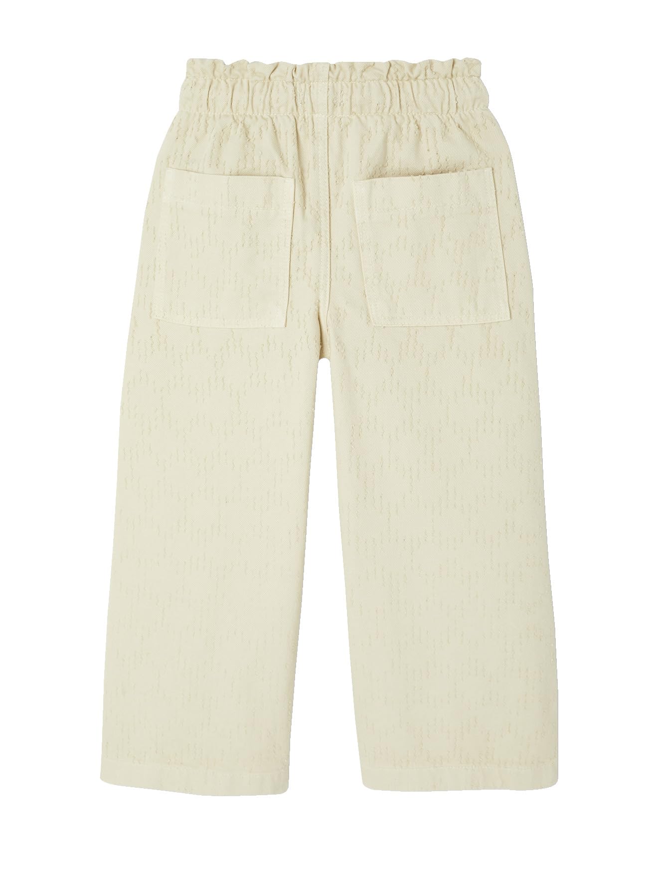 VERTBAUDET Pantalon Fille Large Plumetis Coton