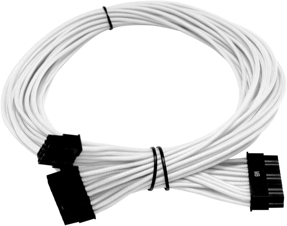 EVGA G2/G3/P2/T2 100-CW-1300-B9 Power Supply Cable Set (Individually Sleeved), White