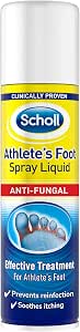 Scholl Athlete’s Foot Spray, 150ml - Antifungal Treatment, Clinically Proven with Tolnaftate, Fast-Acting Spray for Athlete’s Foot Relief, Eliminates Fungus, Soothes Itching & Burning, Pack of 1