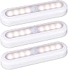 STAR-SPANGLED 3-Pack Motion Sensor Lights Indoor Battery Powered & 5-Pack Push Lights Indoor Battery Powered