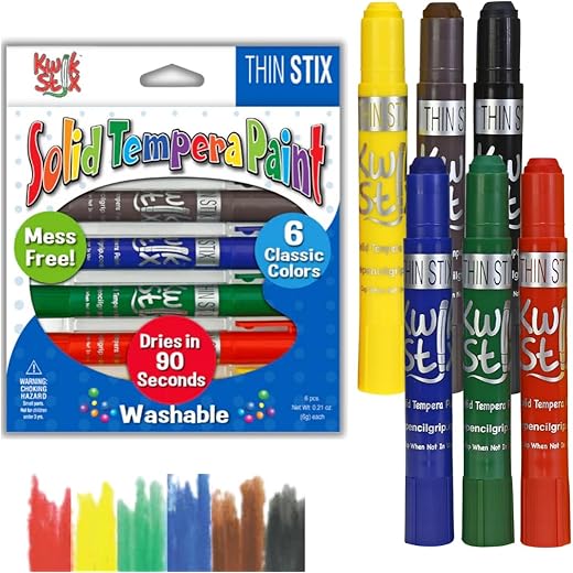 Kwik Stix Solid Tempera Paint Set of 6