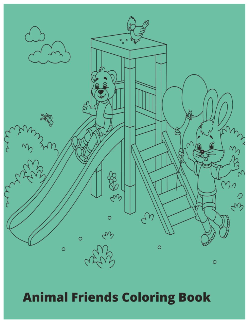 Animal Friends Coloring Book
