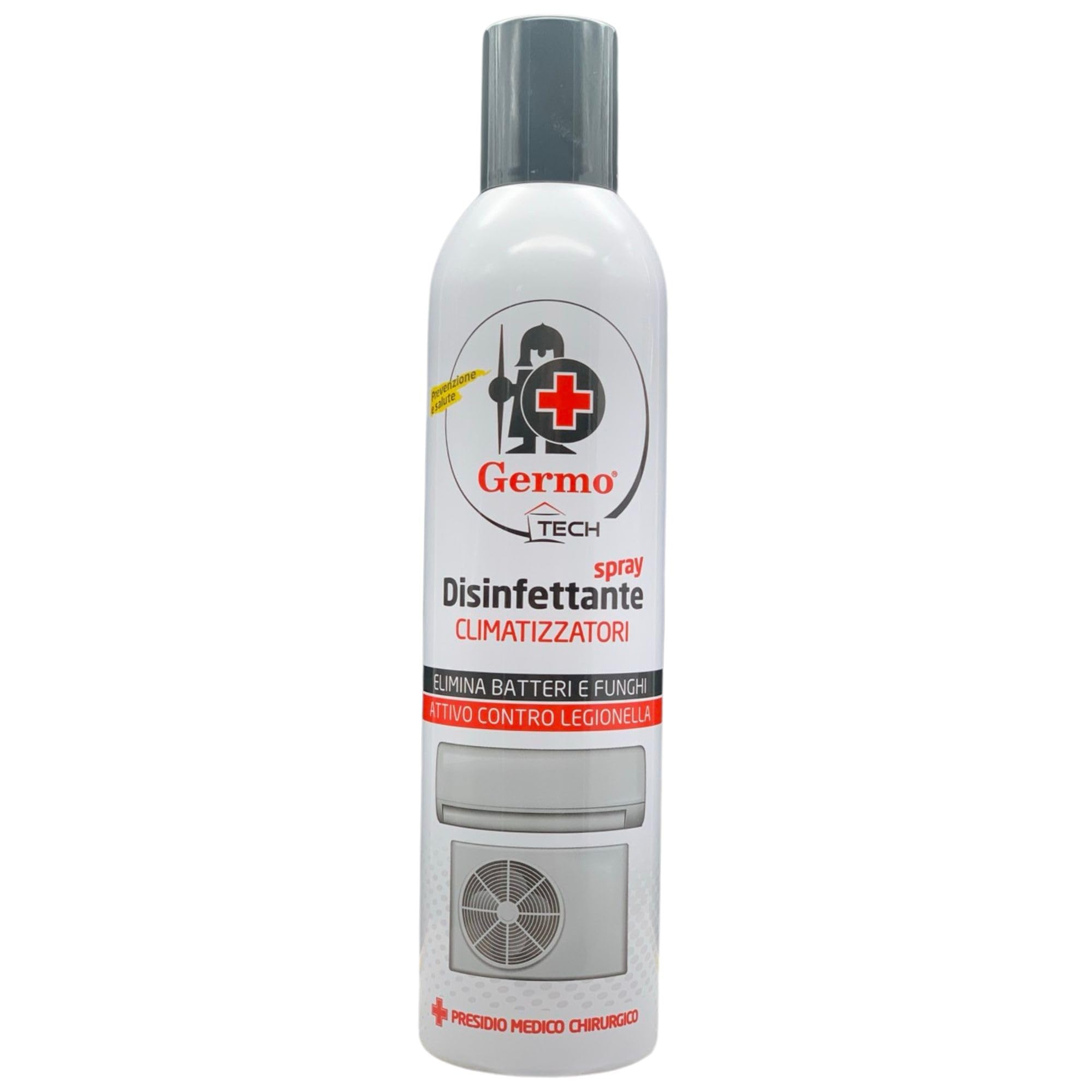 SET: Spray Disinfettante Per CLIMATIZZATORI, Agisce Direttamente Sui Microrganismi Responsabili Della Formazione Di Odori Sgradevoli 400ml + 100pz Guanti HDPE Monouso (2 Spray + 1 Guanti)