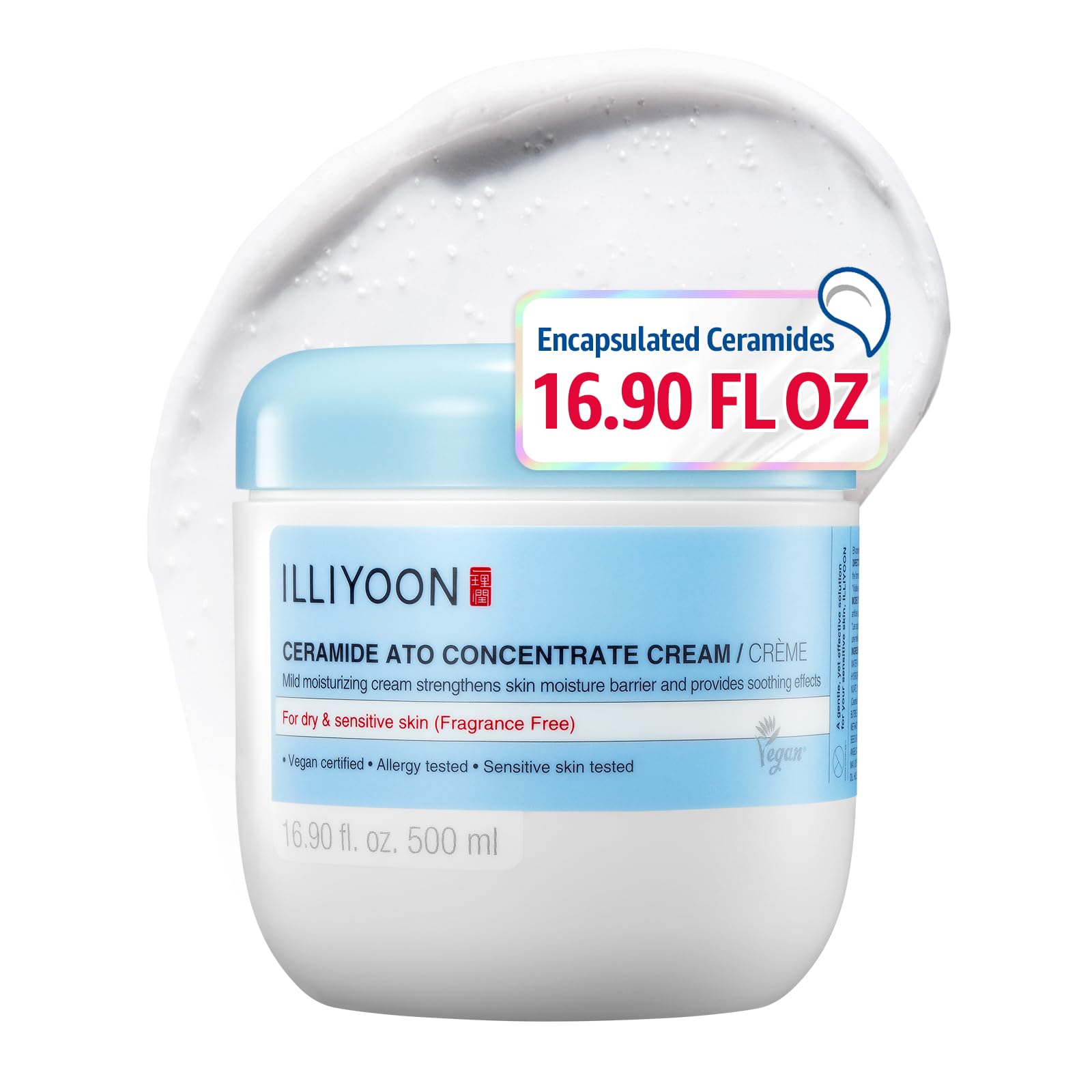 Amazon.com: Illiyoon Ceramide Ato Concentrate Cream 500ml(16.9oz