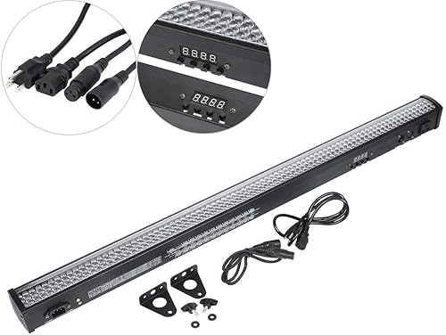 Miniatura 2 de 4 unids 3 en 1 DMX 26 canal etapa luz 252 LED DJ pared lavado lineal barra luz pared arandela