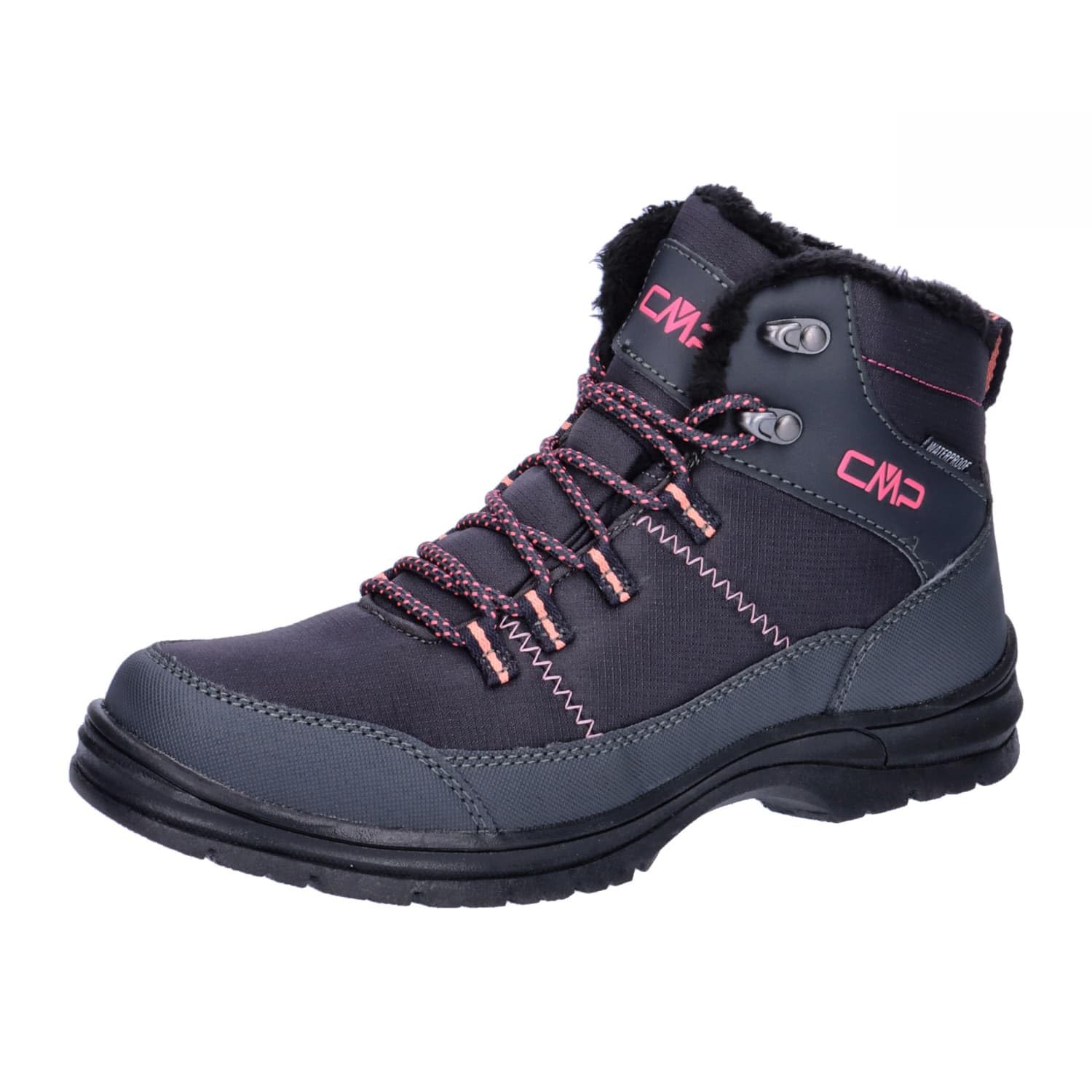 CMP Kids Annuuk Snow Boot Wp, Antracite-Gloss UK 2