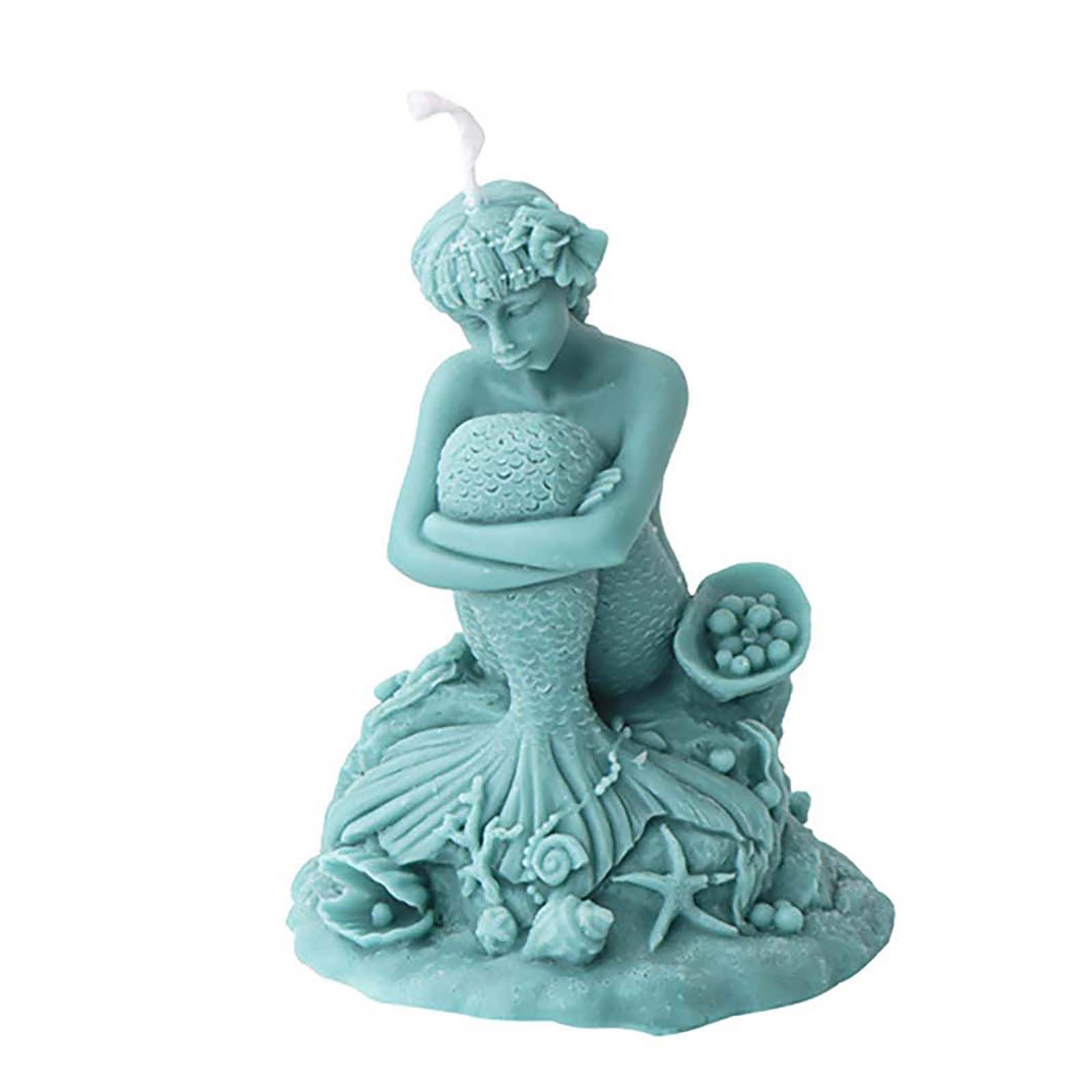 Moule bougie silicone sirène pour démoulage facile sans casse