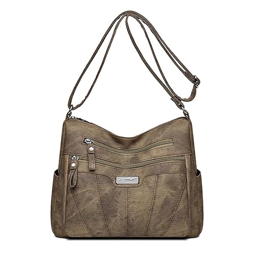 Stylish and Practical Soft 1eather Crossbody Bag Keep Your Items