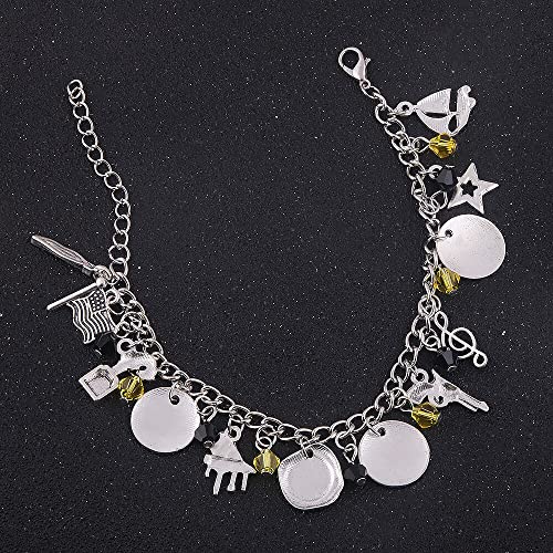 Blingsoul Musical Rise Up Silver Bracelet For Women - Broadway Hamiltn Theme Merchandise Friendship Costume Charm Bracelets Jewelry For Women Gift | [J100010] Hamiltn Riseup #TOP4