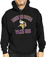 Vista 61 de Team Fan Apparel NFL Sudadera con Capucha Gameday para Adultos - Mezcla de Vellón Polar de Poliéster y Algodón - Mantente Caliente y Representa a Tu