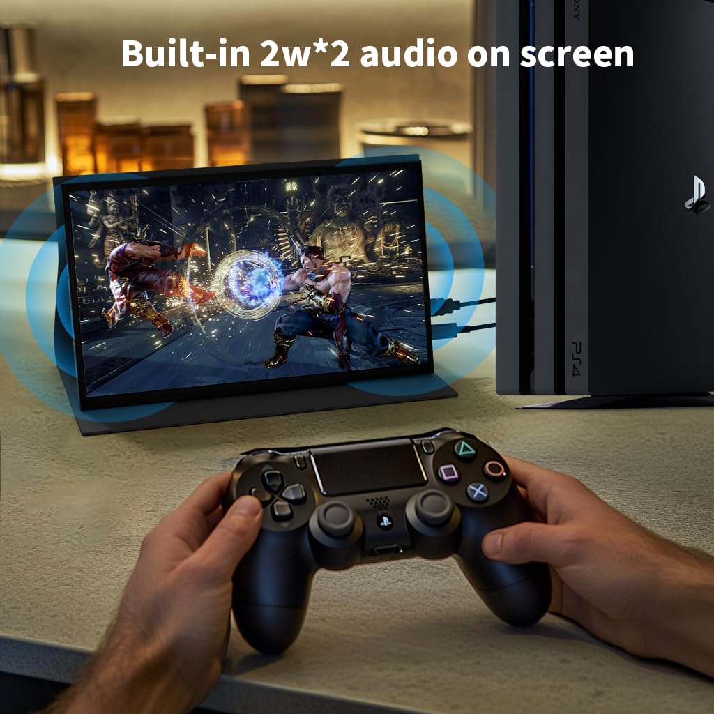 Jun-Saxifragelec Mini Monitor 7 Zoll HDMI, VGA, AV, BNC, 1024 × 600 Kleiner IPS-Bildschirm mit eingebauten Lautsprechern, 178° Betrachtungswinkel LCD tragbarer Monitor für PC/TV/DVD/CVBS Jun-Saxifragelec Mini Monitor 7 Zoll HDMI, VGA, AV, BNC, 1024 × 600 Kleiner IPS-Bildschirm mit eingebauten Lautsprechern, 178° Betrachtungswinkel LCD tragbarer Monitor für PC/TV/DVD/CVBS
