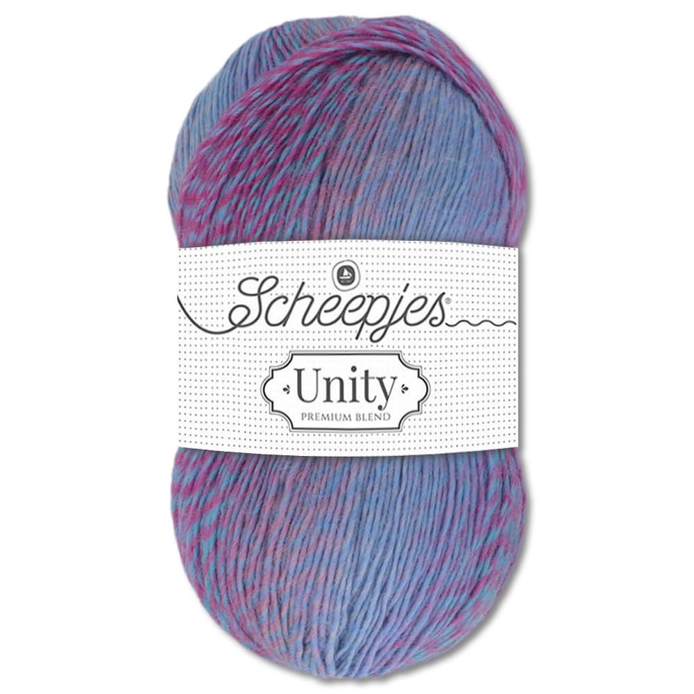 Frida's Wollhaus Scheepjes 100 g Unity (formerly Our Tribe) Superwash Merino Wool Polyamide Knitting 37 Colours (966 | Miss Neriss)