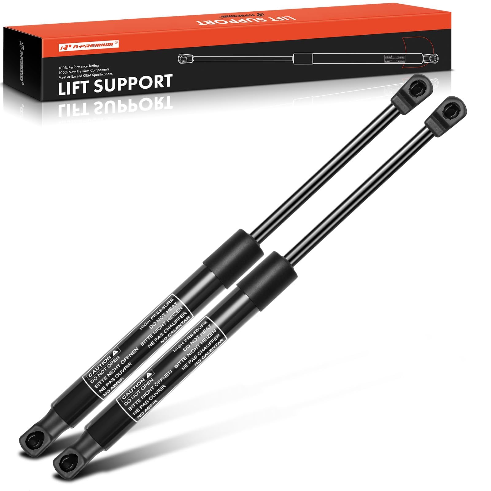 A-Premium Front Hood Struts Shocks Lift Supports Compatible with Hyundai - Sonata 2015 2016 2017, Excluding Hybrid (2-PC Set)