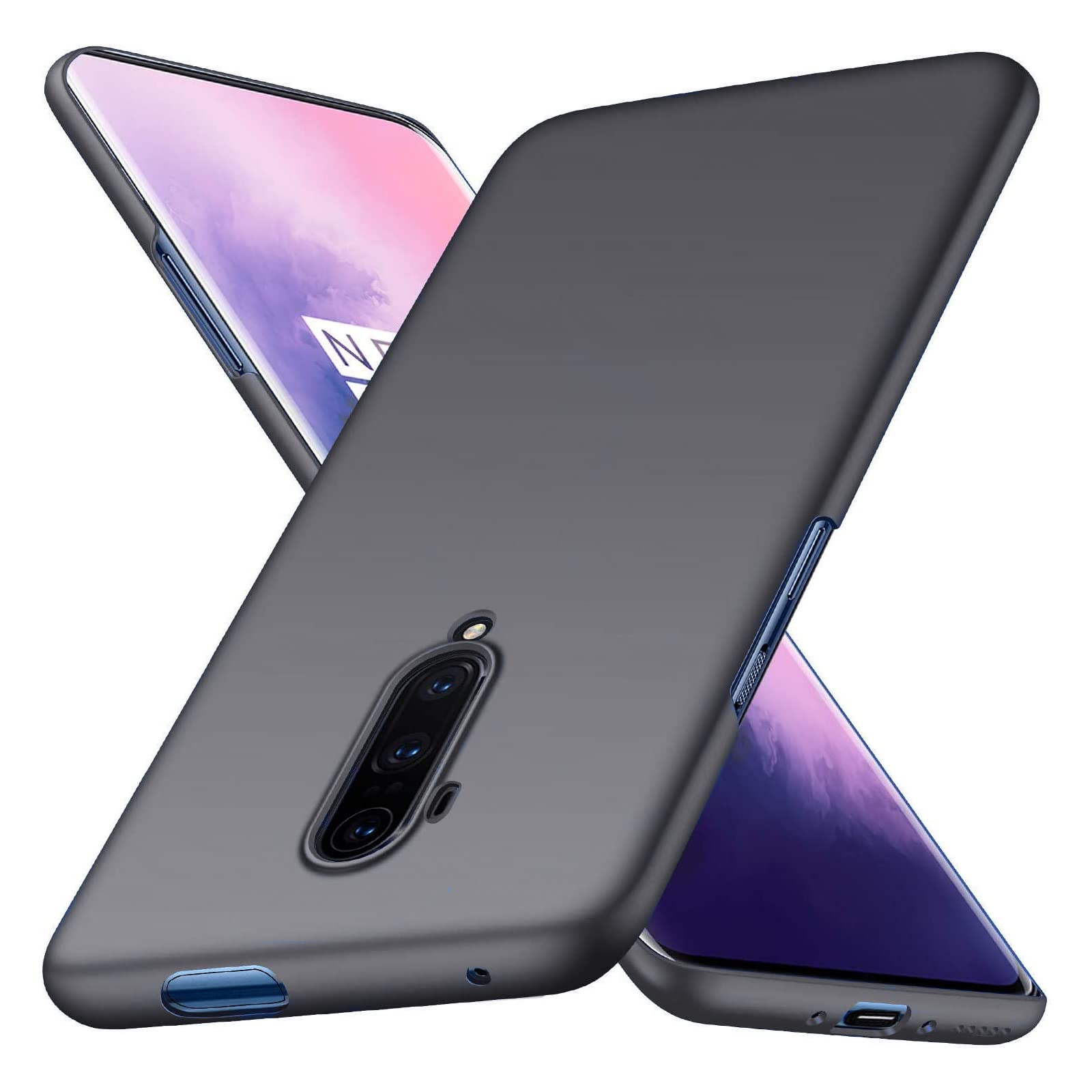 Cover Case for OnePlus 7T Pro, [Ultra-Thin] Slim Full Protection Cover Black for OnePlus 7T Pro 6.67 Inch